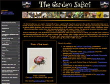 Tablet Screenshot of gardensafari.net
